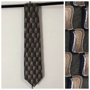 Arrow Green Beige Blue Men's 100% Imported Silk Necktie Retro